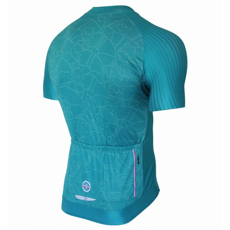 MAILLOT LA ROUE LIBRE PELOTON VERT 2 MAILLOT LA ROUE LIBRE PELOTON VERT – Image 2