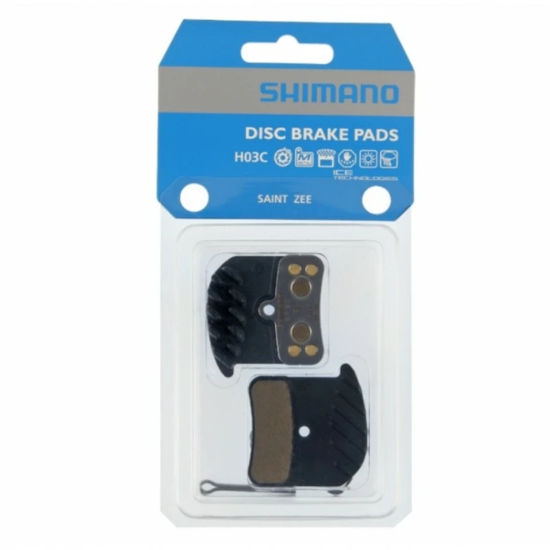 PLAQUETTES SHIMANO DEORE XT SLX H03C METAL 1 PLAQUETTES SHIMANO DEORE XT SLX H03C METAL