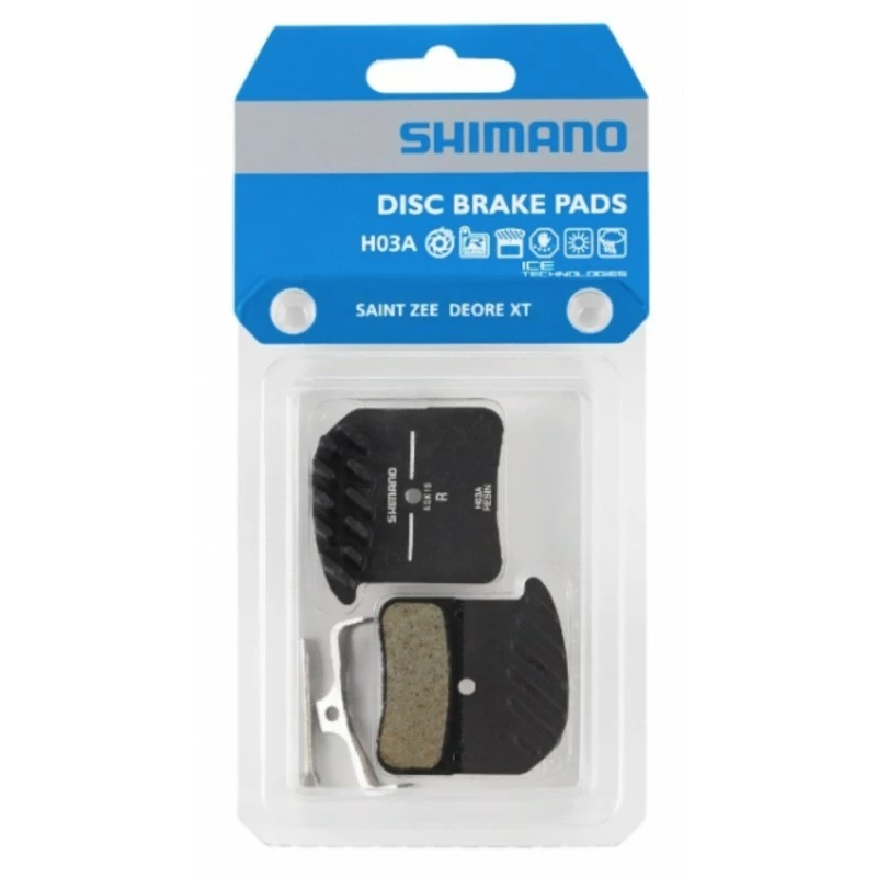 PLAQUETTES SHIMANO XT H03A RESINE 1 PLAQUETTES SHIMANO XT H03A RESINE